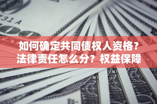 武汉如何确定共同债权人资格？法律责任怎么分？权益保障技巧揭秘！
