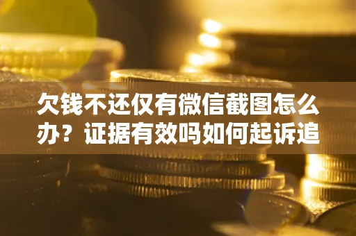 武汉欠钱不还仅有微信截图怎么办？证据有效吗如何起诉追回欠款？