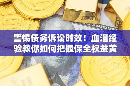 武汉警惕债务诉讼时效！血泪经验教你如何把握保全权益黄金期