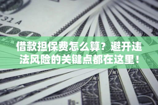 武汉借款担保费怎么算？避开违法风险的关键点都在这里！