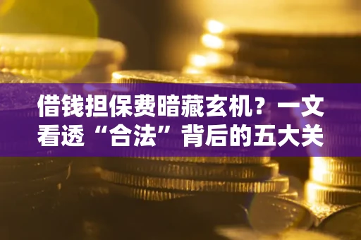 武汉借钱担保费暗藏玄机？一文看透“合法”背后的五大关键陷阱