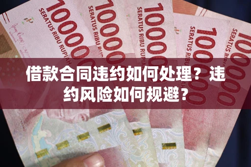 武汉借款合同违约如何处理？违约风险如何规避？