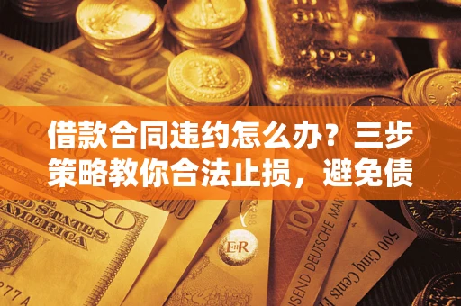 武汉借款合同违约怎么办？三步策略教你合法止损，避免债务危机升级