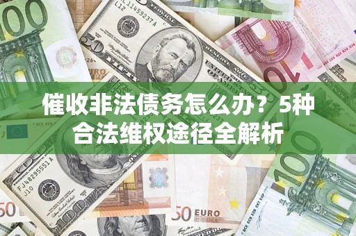 武汉催收非法债务怎么办？5种合法维权途径全解析