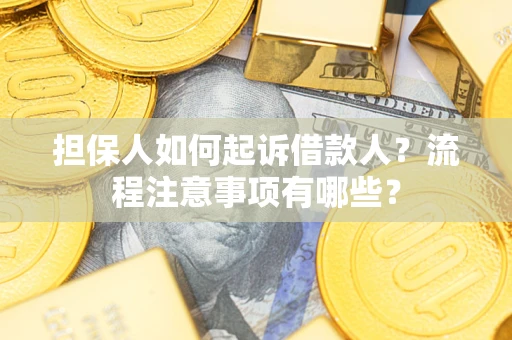 武汉担保人如何起诉借款人？流程注意事项有哪些？
